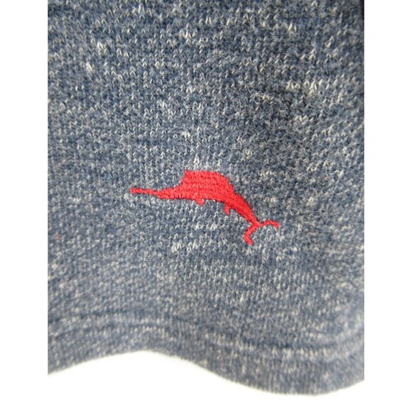 Tommy Bahama Sweater XXL Pullover Heathered Colorblock Marlin Logo - Picture 4 of 10